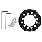 Pilipane Alloy Steering Wheel Adapter Plate Black Replacement Accessories Car Gaming Steering Wheel Adapter for Logitech G25 G27 (70MM)