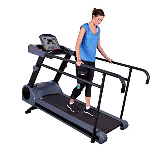 Image of PhysioMill Rehabilitation Walking Treadmill with Low Step-Up and Long Handrails for Recovery - Max User 500 lbs