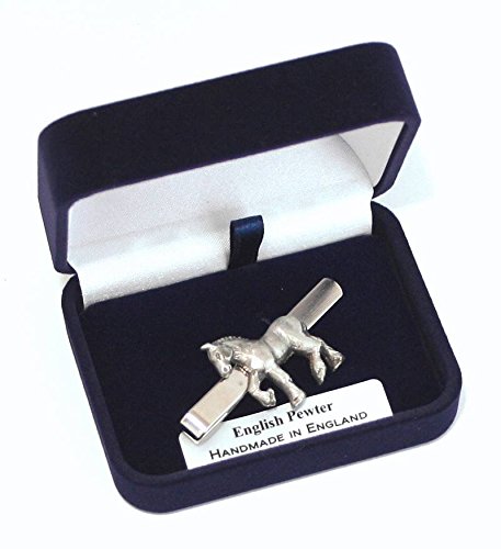 Pinza de corbata del Caballo de Condado acabada a mano en estuche de colección 2