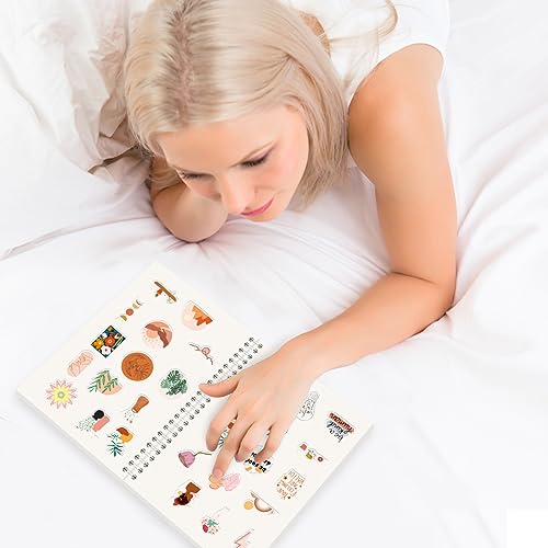 Álbum reutilizable para colección de pegatinas, 40 hojas en blanco, tamaño A5 (Azul-4) miniatura 5