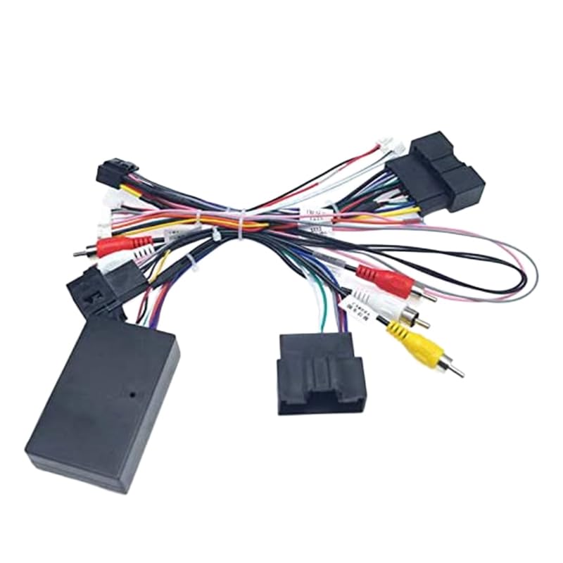 Car 16PIN for Audio Power Cord Radio Wiring Harness with Canbus Box for Ford Focus F150 Ranger 2012-2015 - (A)