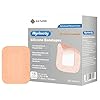 Hysimedy Silicone Adhesive Bandages Extra Large Size for Sensitive Fragile Skin 3"x4" 15 Counts Flexible Fabric Latex Free Hypoallergenic Breathable Bandages for Adhesive Allergy Wounds