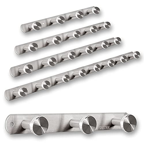 SoulCats® - Perchero de pared (acero inoxidable, 3 ganchos) Cover