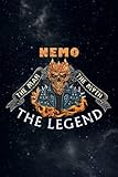 Password book Nemo The Man The Myth The Legend Grandpa Father Day Gift Saying: Christmas Gifts,2021,Halloween,Thanksgiving,2022,Xmas,Passwoord book,Internet password log book