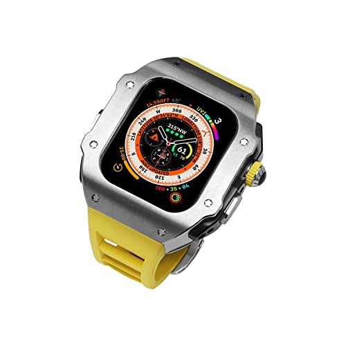 Kit modification boîtier métal 49 mm pour protéger et sublimer l'Apple Watch Ultra