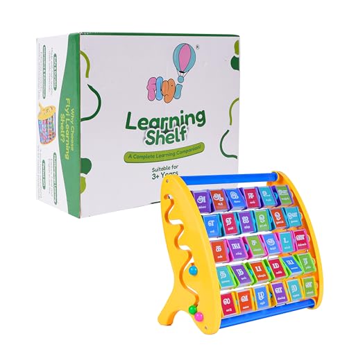 Image of FLYI STEM 3-in-1 Educational Toy Set for Kids | 3+ Years | Tamil Letters with Images | Activity Toy | Learning Shelf Toys, Lacing & Tracing Toy | Montessori | Return Gift Toys