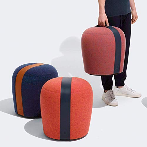 Sofá taburete multifuncional MU reposapiés minimalista creativo portátil de madera 3