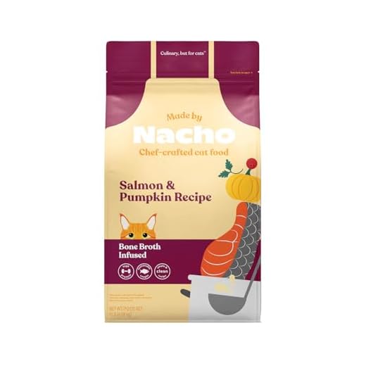Made by Nacho Salmon Infused Cat Kibble