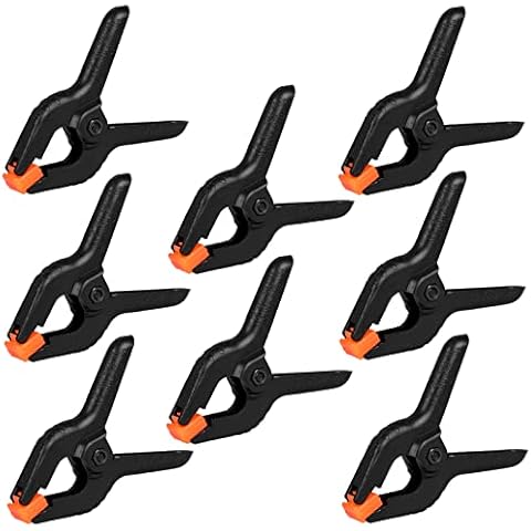 12 Pack Spring Clamps for Crafts, Backdrop Stand, Woodworking, Photography Studios Cover