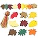 Gift Tags,Thanksgiving Tags,180 PCS Color Paper Tags for Party Favors Colorful 9 Styles Leaf Craft Hang Tags with Organza Ribbons