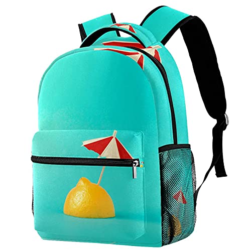 Sac à dos voyage et campus citron : fini le désordre avec le porte-bouteille