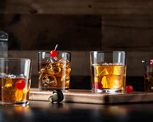 Kook Classic Whiskey Glasses, Double Old Fashioned Glass Cups, Drinking Glasses, Durable Glassware, Perfect For Bar Or Home Use, Great For Bourbon, Scotch, Cocktails, Set Of 6, 12 Oz #TOP3