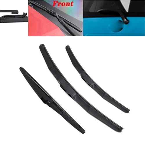 Balai d'essuie-glace Prius C essuie-glace avant arrière kit - 6