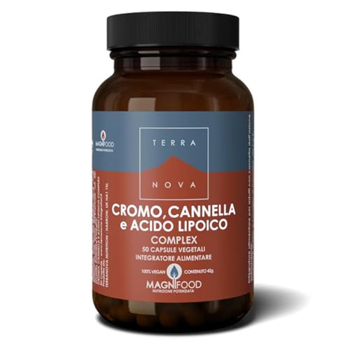 Terranova Synergistic Nutrition Cromo, Cannella E Acido Lipoico Complex - 40 g