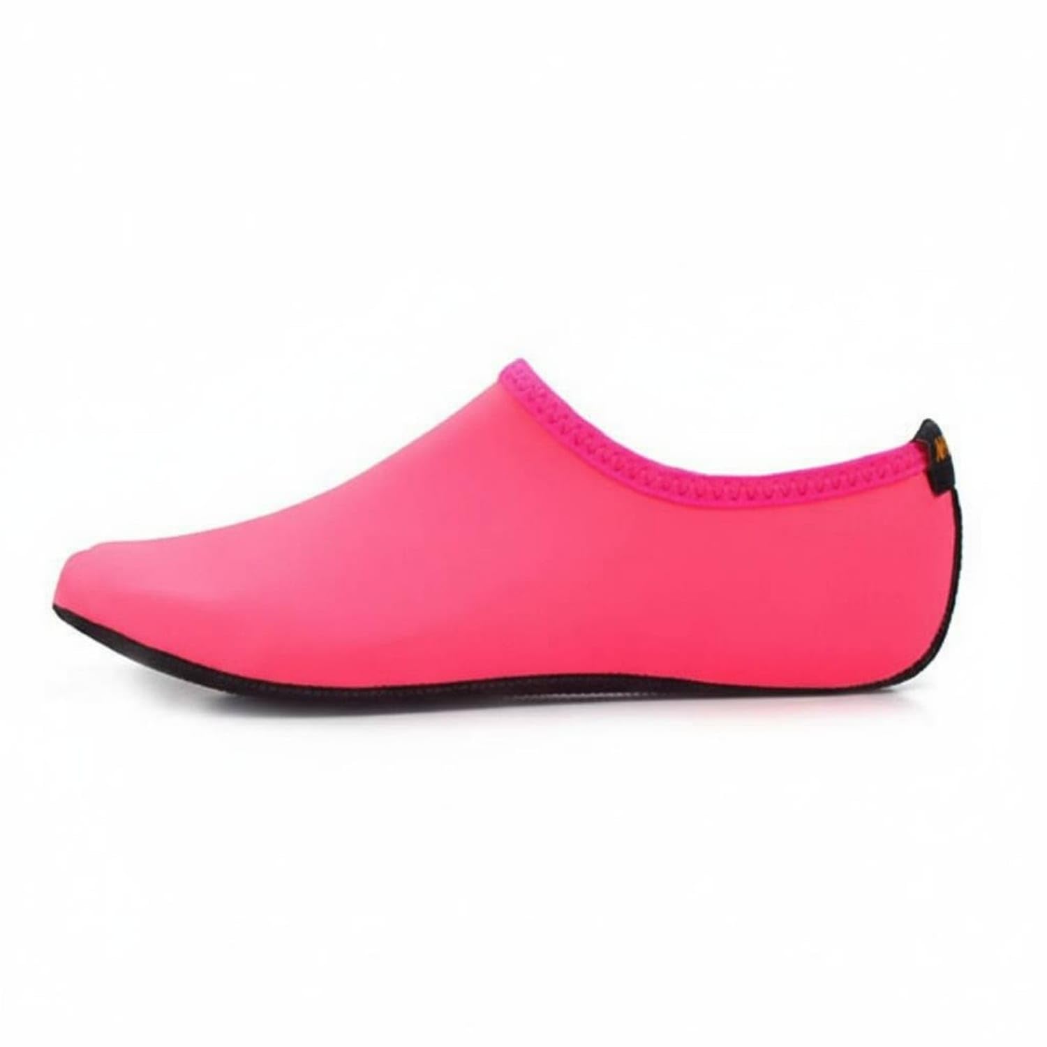 merishopp Breathable Quick-Dry Water Socks Safeguarding Sole Non-Slip Beach Shoes Wear-Resistant Barefoot Swim Shoes Lightweight for Divers, Surfers, Yogis, Diving, Surfing, Swimming Pool, Pink, 2XS-picture-49