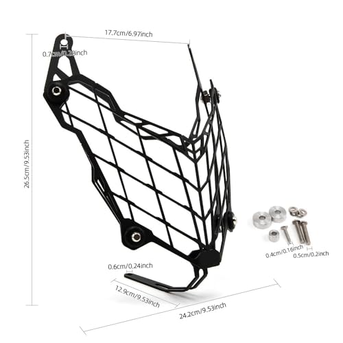 Cache calandre phare Transalp XL750 contre les projections de pierres