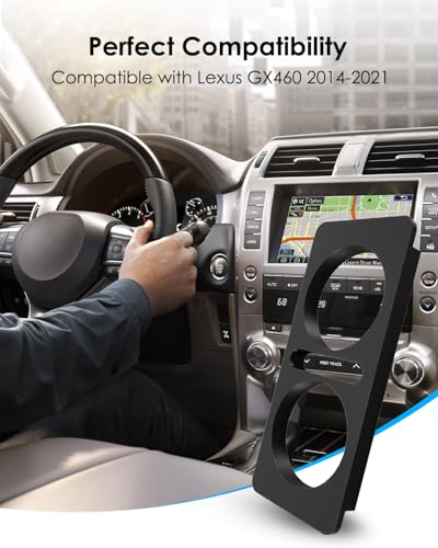 Inserto para portavasos antideslizante compatible Lexus GX460 miniatura 2