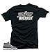 Jordan 11 Cool Grey Match Tees - Heart Breaker Black | Medium