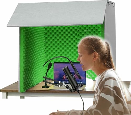 Housse insonorisée de bureau et cabine isolation microphone pour studio - 2