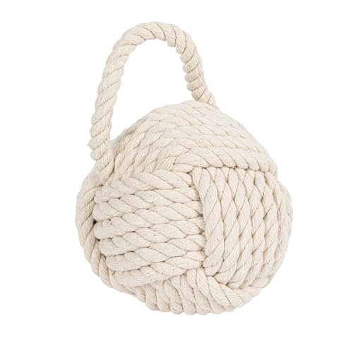 Creative Co-Op Nautical Rope Knot Door Stop by Creative Co-Op - Used condition - US$14.86