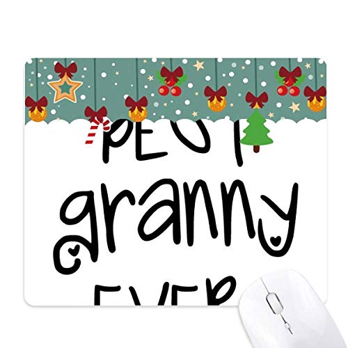 Alfombrilla de ratón con dedicatoria Best Granny Ever de diseño familiar