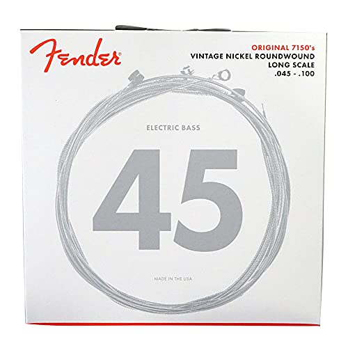 tF_[ Fender Bass Strings Pure Nickel 7150ML 45-100 GLx[X×2Zbg