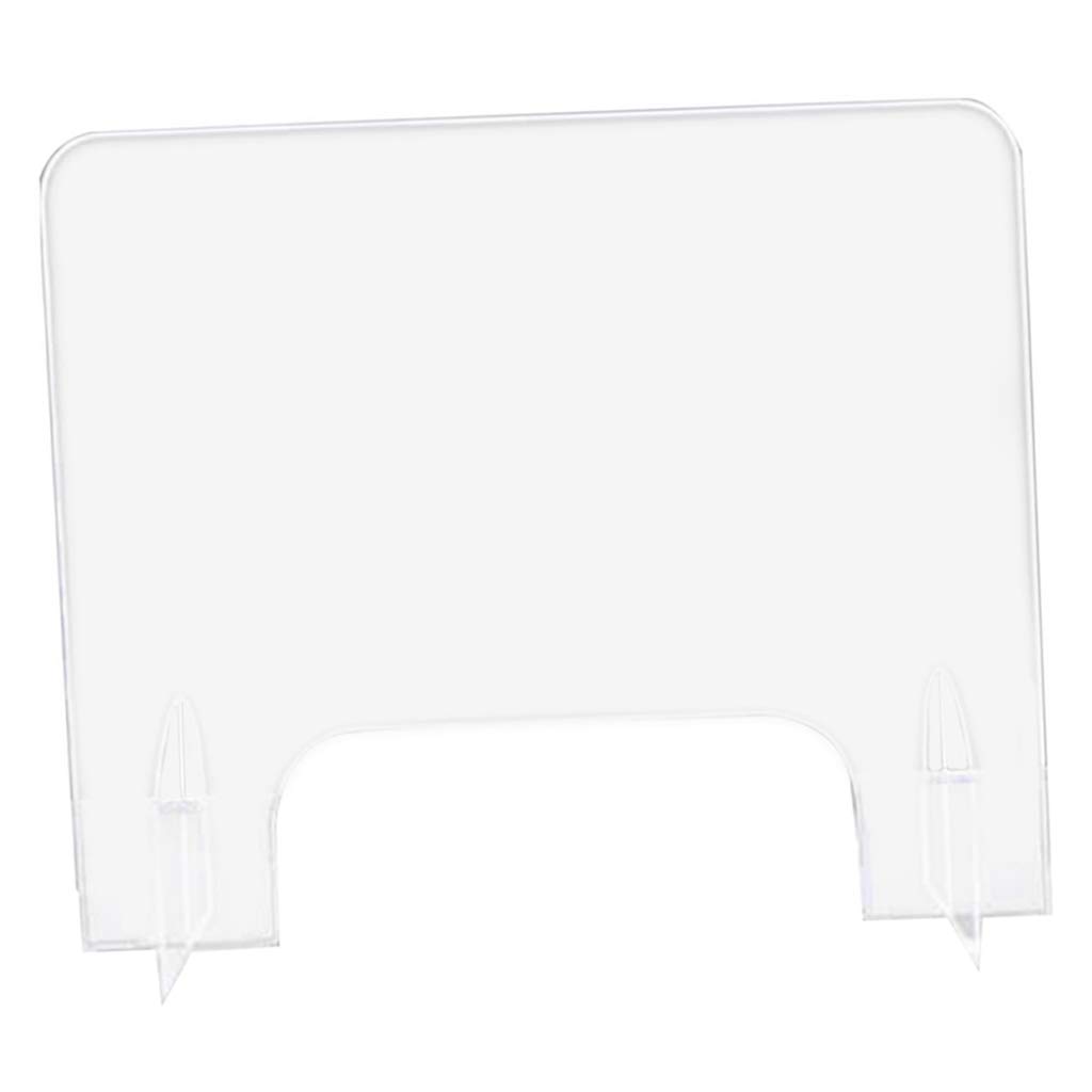 Pantalla acrílica ive para barrera transparente - Impacto y fácil montaje - para oficina, hotel, tienda - 60x60cm - 40x60cm