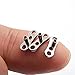 ZS 16G Stainless Steel Dermal Piercing Jewelry Diamond Dermal Anchor Tops CZ Skin Microdermal Piercing Jewelry for Men Women (F:9pcs Bases)