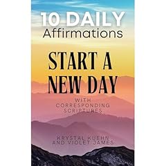 10 Daily Affirmations to Start a New Day Audiolibro Por Krystal Kuehn, Violet James arte de portada