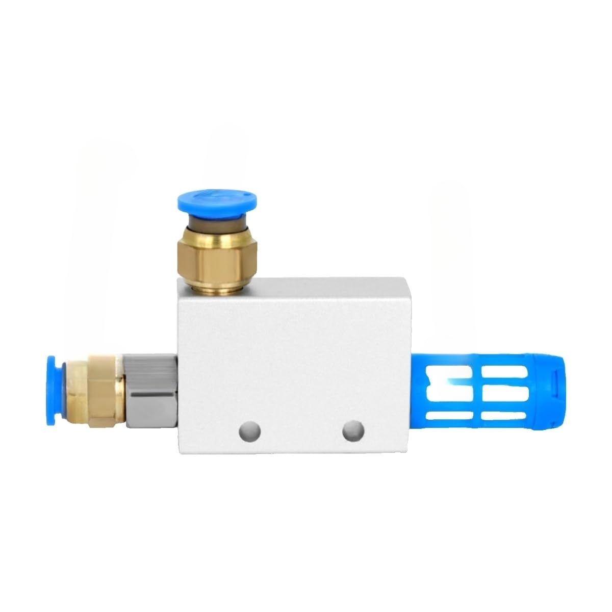 1 pcs Pneumatischer Vakuumgenerator CV/EV Negativdruck Hochfluss-Vakuumventil Großsaugkraft Controller 10/15/20/25HS(+10mm Connector+muffler)