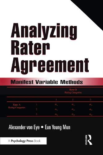 Buy Analyzing Rater Agreement: Manifest Variable Methods — BookShops.in