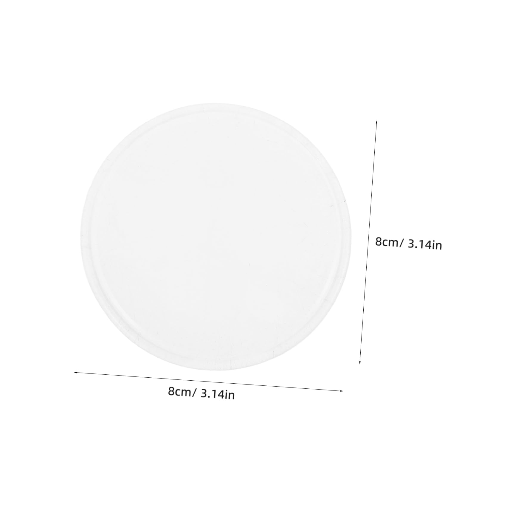 FOMIYES Secure Lash Application 5 Pack Silicone Lash Pad Non-Slip Design for False Eyelashes for Beauty Tools