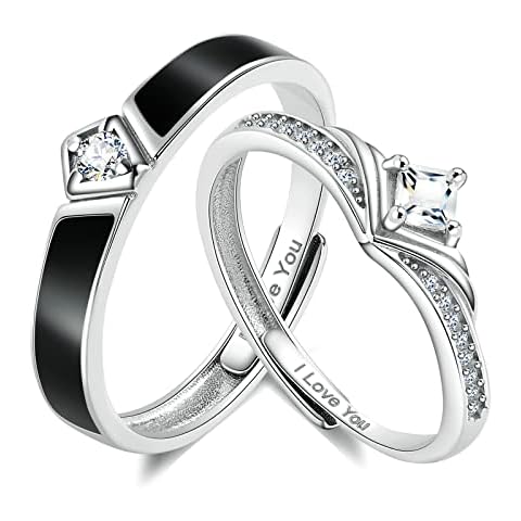 ANAZOZ Promise Rings for Couples Cover