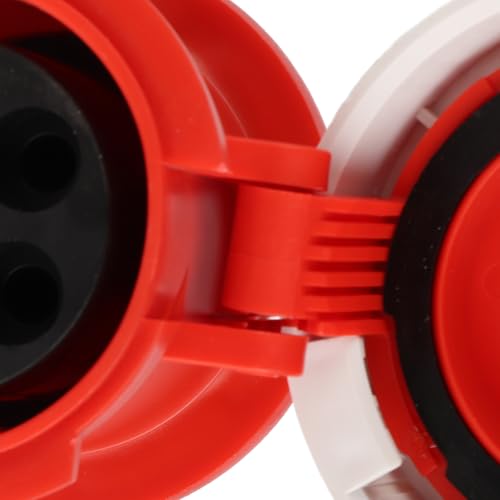 Conector Industrial 5 Pines 63A IP67 Rojo miniatura 7