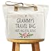 WCGXKO Grammy Mother’s Day Gift Grandma Birthday Gift Tote Bag Travel Bag For Grammy (MMY TB)