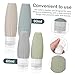 NOLITOY 1set Refillable Toiletry Bottles Travel Containers for Shampoo Lotion Body Wash Compact Durable Squeeze Bottles for All Your Travel Needs