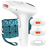 Lapurete Pro 8 IPL Haarentferner  600.000 Lichtimpulse Dauerhafte Haarentfernungsgerät, Damen und Männer, für Körper, Bikinizone, Gesicht, Intimbereich, 7,8J/cm², mit spezieller Aufsätze