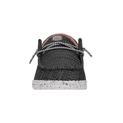Image of HEYDUDE Wendy Sport Mesh Loafers for Kids Girls - Textile Upper - Two-Eyelet Lace Closure - Slip-on Style