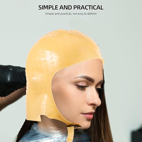 Bonnet en silicone pour mèches WOONEKY étanche et lavable pour coiffeur