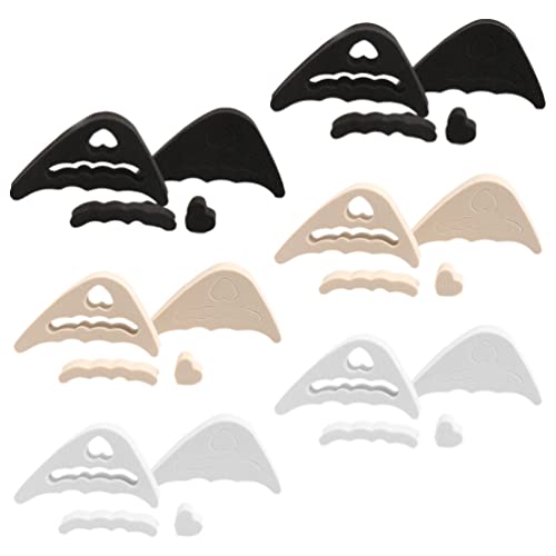 6 Pairs Insole Shoe Toe Filler Too Big Shoe Inserts Adjustable Toe Inserts Filler Shoe Toe Inserts Too Big Shoe Filler Reusable Toe Inserts Filler Shoe Toe Plugs for Flat Shoes