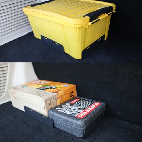 GUOMIS Gepäckfixierung kofferraum,Kofferraum klett fixierung,kofferraum trenner,kofferraum trenner Geeignet für Autos, SUVs, Kombis Kofferraumbegrenzung fest (3Stück)