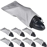 langlaufski set intersport 👞 【Gutes Material】Hergestellt aus hochwertiger Baumwolle, ermöglicht es Ihren Schuhen zu atmen und verhindert Geruch und Schimmel; 45 x 20cm/17,7 x 7,8 Zoll, Satz von 8; Perfekte Größe für Damen und Herren Schuhabdeckungen