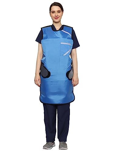 Image of HealthGoodsIn Lead Apron 0.5mm Lead (pb) for Working with X-Ray Machine with Robust Hanger for Hospitals, Labs, Nursing Homes