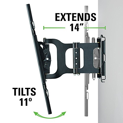 Sanus Mlf13-B1 Articulating Universal Wall Mount For 37-80-Inch Screen Black #TOP3