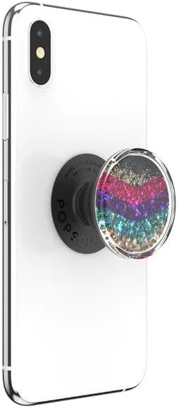 Miniatura 3 de PopSockets Agarre y soporte para teléfono con parte superior intercambiable - Tidepool Chevron