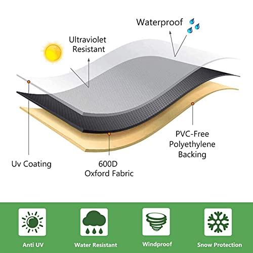 Coboaqg Patio Swing Cover A-Frame Waterproof 72 Inch Outdoor Swing Cover,420D Oxford Fabric Uv Resistant Weather Protector For Patio Garden Hammock A-Frame Swing (Black) #TOP4