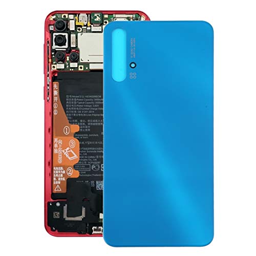 Cache batterie Huawei Nova 5 Pro bleu de remplacement vitre arrière téléphone