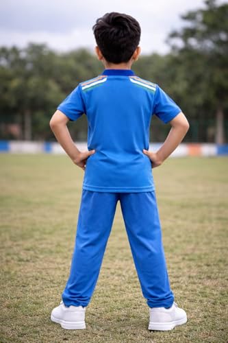 Image of Army Costume for Kids | Military Soldier Fancy Dress Outfit (Blue, 5-6 Years)