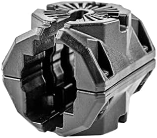 YakAttack MightyMount Duo Rail Adapter, Black - Single Pack, Compatible with Hobie H-Rail (MMBC-1003) | Kayak Fishing Accessories