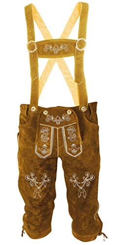Heren klederdrachtset leren broek met bretels + klederdrachthemd Beierse Oktoberfest (broek + overhemd) BLB02 - Afbeelding 5
